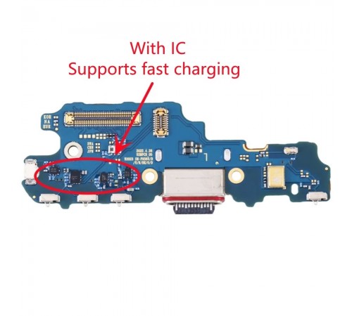 Шлейф для Samsung F936 Galaxy Fold 4 5G, коннектора зарядки, з мікрофоном, плата зарядки, Original (PRC)