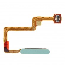 Шлейф для Xiaomi Poco F4, кнопки включения, сканера отпечатка пальца (Touch ID), зеленый (Nebula Green), Original (PRC)