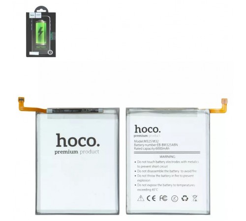 Акумулятор Hoco EB-BM325ABN для Samsung M325 Galaxy M32, Li-Polymer, 3,8 В, 6000 мАг