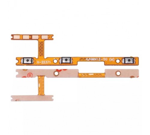 Шлейф для Xiaomi Poco X5 5G, Redmi Note 12 5G, кнопки включения, кнопок громкости звука