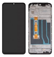 Дисплей для Oppo A18, A38, чорний, з рамкою, High Copy, CPH2591, HTF066H019, HTF066H015  