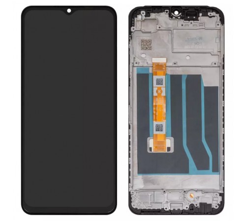 Дисплей для Oppo A18, A38, чорний, з рамкою, High Copy, CPH2591, HTF066H019, HTF066H015  