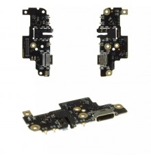 Шлейф для Xiaomi Redmi Note 8 Pro, коннектора зарядки, коннектора наушников, микрофона, плата зарядки, Original (PRC)