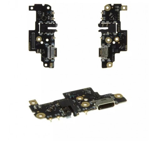 Шлейф для Xiaomi Redmi Note 8 Pro, коннектора зарядки, коннектора наушников, микрофона, плата зарядки, Original (PRC)