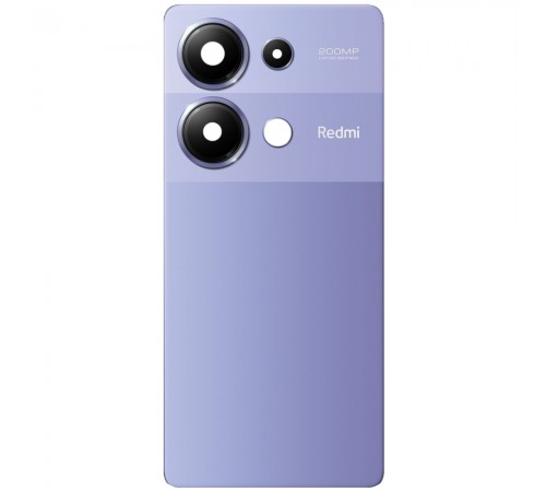 Задня панель корпусу для Xiaomi Redmi Note 13 Pro 4G, фіолетова (Lavender Purple) + скло камери