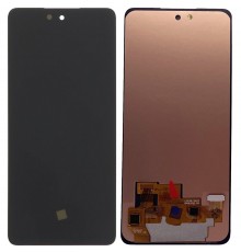 Дисплей для Samsung A525 Galaxy A52, A526 Galaxy A52 5G, черный, без рамки, High Copy с широким ободком, (OLED 6,3")