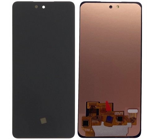 Дисплей для Samsung A525 Galaxy A52, A526 Galaxy A52 5G, черный, без рамки, High Copy с широким ободком, (OLED 6,3")