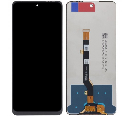 Дисплей для Tecno Camon 17 Pro, Camon 17P, Camon 18, Camon 18P, Camon 18T; Infinix Hot 11s, Hot 11s NFC, чорний, без рамки, Original (PRC), CI6n, CH7n, X6812B, #FPC6805-4/1540415650/1540415310