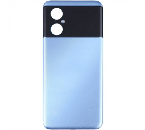 Задняя панель корпуса для Xiaomi Poco M4 5G, голубая (Cool Blue)