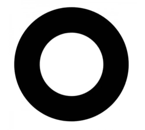 Скло камери для Xiaomi Redmi Note 12S, чорне, без рамки, маленьке