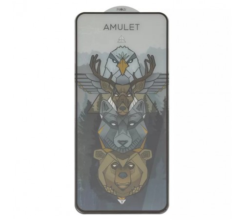 Захисне скло iNobi Amulet для Motorola Moto E14, Moto G04, Moto G04s, Moto G24, Moto G24 Power, Full Glue, Anti-Static, чорний