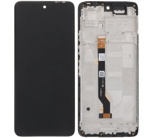 Дисплей для Infinix Hot 11S, чорний, з рамкою, Original (PRC)