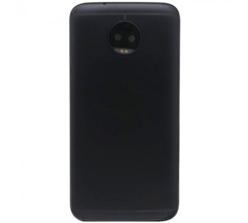 Задняя панель корпуса для Motorola Moto G5s XT1794, синяя (Midnight Blue) + стекло камеры