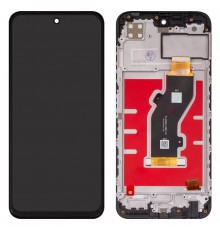 Дисплей для ZTE Blade V70, чорний, з рамкою, High Copy, 15-3260A-14821-51