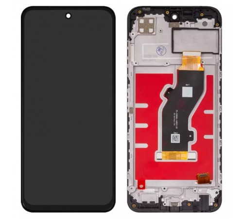 Дисплей для ZTE Blade V70, чорний, з рамкою, High Copy, 15-3260A-14821-51