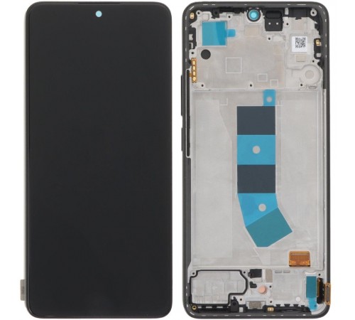 Дисплей для Xiaomi Redmi Note 13 4G, черный (Midnight Black), с рамкой, Original (PRC)