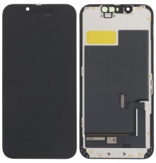 Дисплей для iPhone 13 mini, черный, с рамкой, High Copy (OLED), OEM Hard, DD