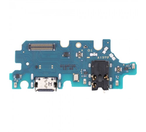 Шлейф для Samsung A137 Galaxy A13, конектора зарядки, конектора навушників, мікрофона, плата зарядки