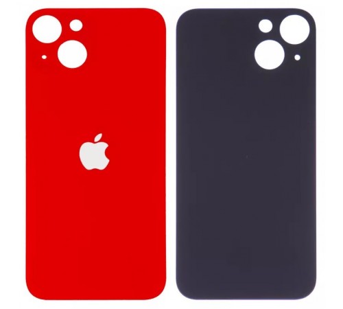 Задня панель корпусу для iPhone 13, червона, потрібно зняти скло камери, small hole