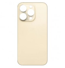 Задняя панель корпуса для iPhone 14 Pro, золотистая, не нужно снимать стекло камеры, Original (PRC), big hole