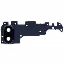 Скло камери для Samsung A107F/DS Galaxy A10s, синє, з рамкою