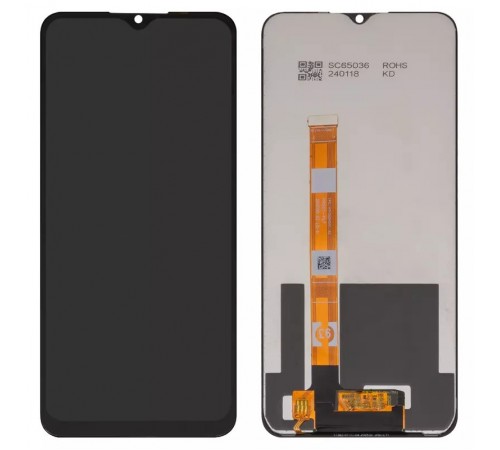 Дисплей для Realme C11, C12, C15, Narzo 30A, чорний, без рамки, Copy, RMX2185, RMX2189, RMX2180, RMX3171, FPC-HTF065H051