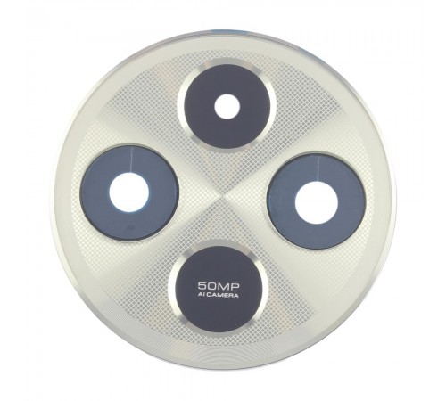 Стекло камеры для Xiaomi Redmi 14C, зеленое, с рамкой