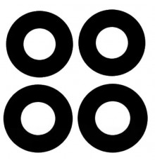 Скло камери для Motorola Moto G100 XT2125, без рамки, комплект 4 шт.