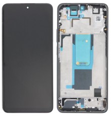 Дисплей для Xiaomi Redmi Note 11 Pro Plus 5G, черный (Mysterious Black), с рамкой, Copy (TFT)