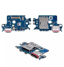 Шлейф для Samsung S901B Galaxy S22 5G, коннектора зарядки, микрофона, плата зарядки, Original (PRC)