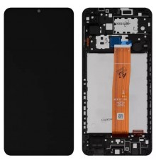 Дисплей для Samsung A125F Galaxy A12, черный, с рамкой, Original (PRC), A125F V04 1540410367