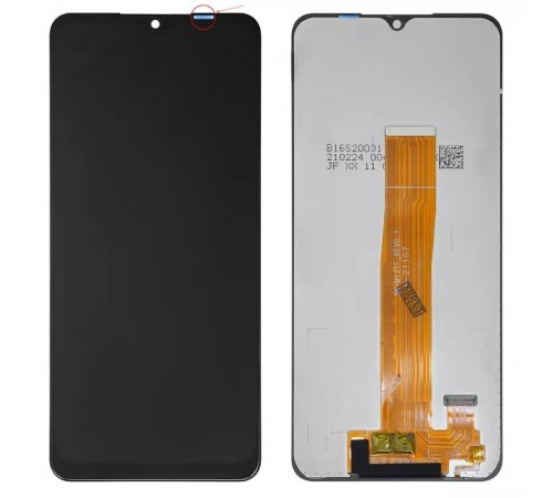 Дисплей для Samsung M127 Galaxy M12, черный, без рамки, Original (PRC), SM-M127F_REV0.1