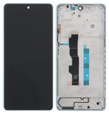 Дисплей для Xiaomi Redmi Note 13 5G, синій (Ocean Teal), з рамкою, Copy (TFT)