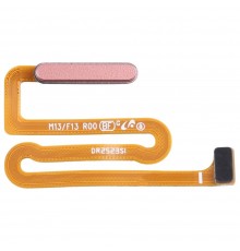 Шлейф для Samsung M135 Galaxy M13, кнопки включения, сканера отпечатка пальца (Touch ID), бронзовый (Orange Copper), Original (PRC)