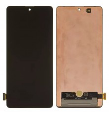 Дисплей для Samsung A715 Galaxy A71, черный, без рамки, Оригинал (переклеено стекло)