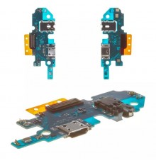 Шлейф для Samsung M105F/DS Galaxy M10, коннектора зарядки, коннектора наушников, микрофона, плата зарядки, High Copy