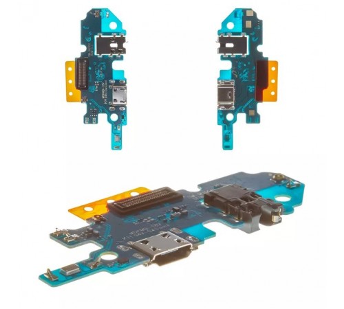 Шлейф для Samsung M105F/DS Galaxy M10, коннектора зарядки, коннектора наушников, микрофона, плата зарядки, High Copy