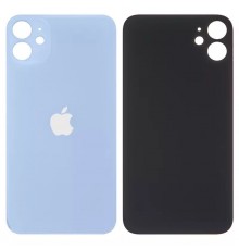 Задняя панель корпуса для iPhone 11, фиолетовая, не нужно снимать стекло камеры, big hole