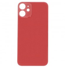 Задняя панель корпуса для iPhone 12 mini, красная, не нужно снимать стекло камеры, Original (PRC), big hole
