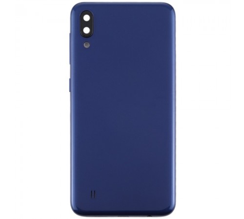 Задняя панель корпуса для Samsung M105F/DS Galaxy M10, синяя (Ocean Blue) + стекло камеры Задняя панель корпуса для Samsung M105F/DS Galaxy M10, синяя (Ocean Blue) + стекло камеры