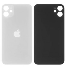 Задняя панель корпуса для iPhone 11, белая, не нужно снимать стекло камеры, big hole