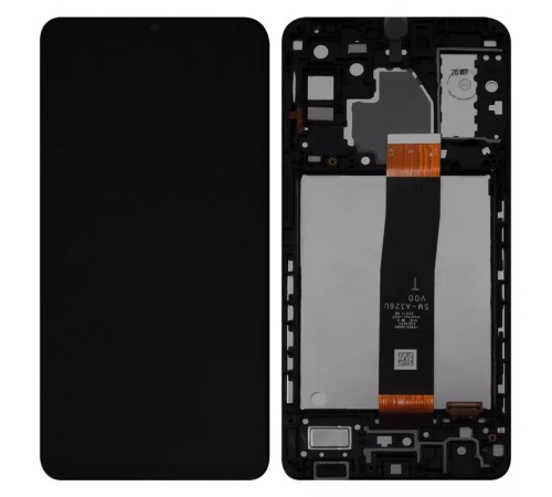 Дисплей для Samsung A326 Galaxy A32 5G, черный, с рамкой, Original (PRC), SM-A326U V00 Дисплей для Samsung A326 Galaxy A32 5G, черный, с рамкой, Original (PRC), SM-A326U V00