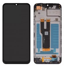 Дисплей для ZTE Blade A73 4G, чорний, з рамкою, Original (PRC), (7060)