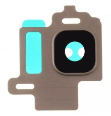 Стекло камеры для Samsung G950F Galaxy S8, G950FD Galaxy S8, золотистое (Maple Gold), с рамкой