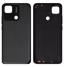 Задняя панель корпуса для Xiaomi Redmi 10A, черная (Charcoal Black)