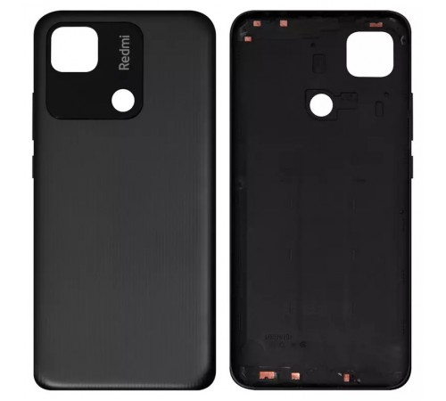 Задняя панель корпуса для Xiaomi Redmi 10A, черная (Charcoal Black)