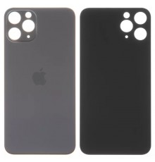 Задняя панель корпуса для iPhone 11 Pro, серая, нужно снять стекло камеры, small hole, matte space gray