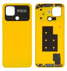 Задня панель корпуса для Xiaomi Poco C40, жовта (Poco Yellow)