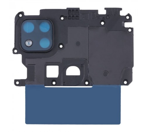 Стекло камеры для Xiaomi Redmi 10A, черное, с рамкой