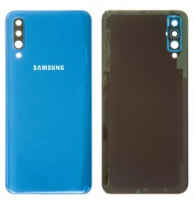 Задняя панель корпуса для Samsung A505F/DS Galaxy A50, синяя + стекло камеры